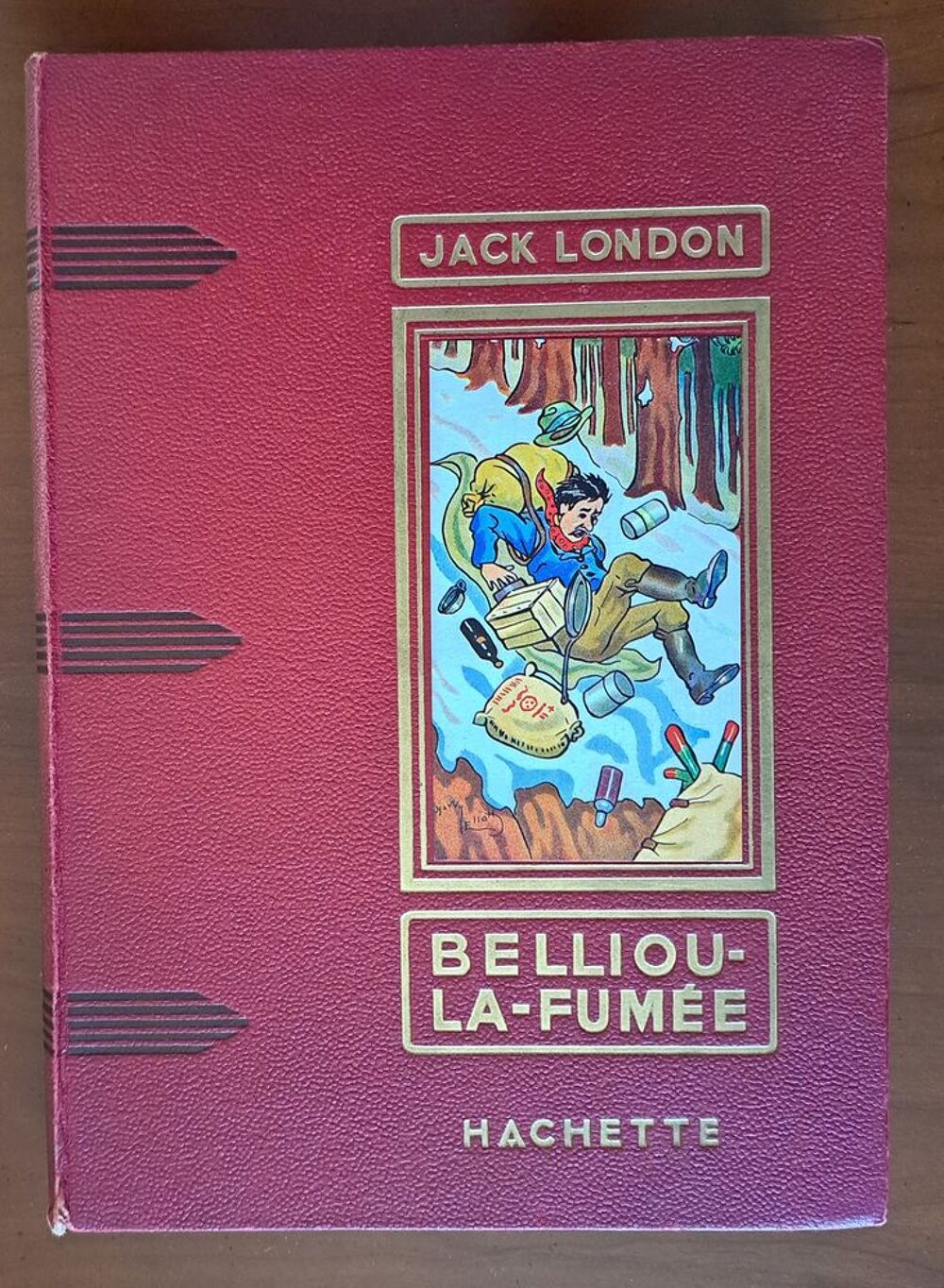 Livre ancien &quot;Belliou-La-Fum&eacute;e de Jack London (1939) Livres et BD