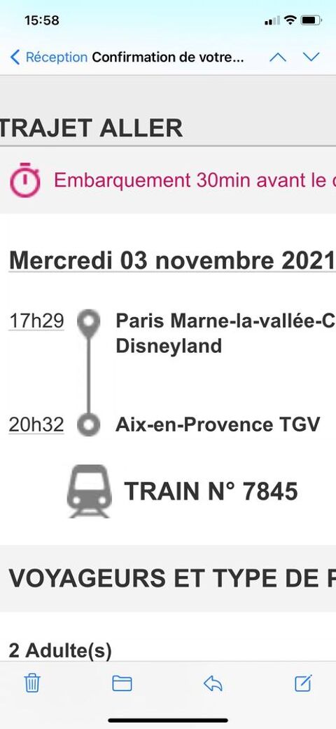 2 billets OUIGO Disneyland / Aix TGV 80 Saint-Chamas (13)