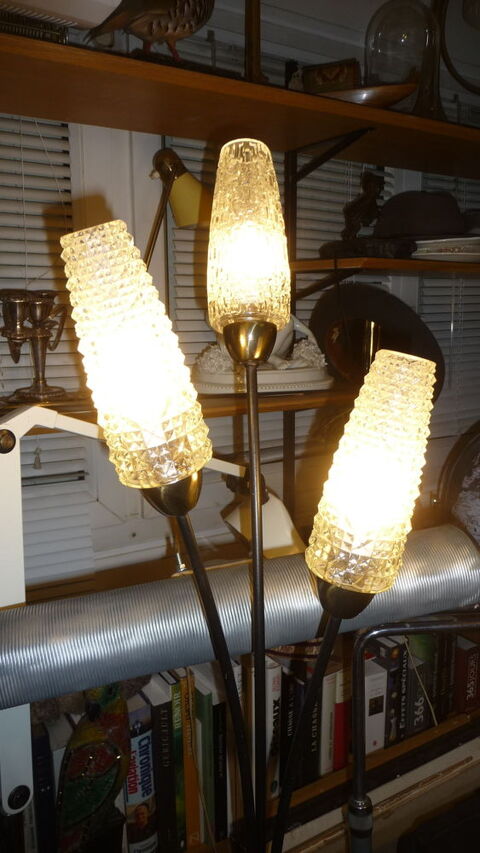 Lampadaire vintage tripode années 50/60 190 Trappes (78)