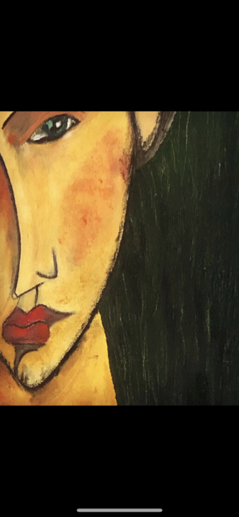 Tableau peinture  l'huile / Modigliani 500 Crteil (94)