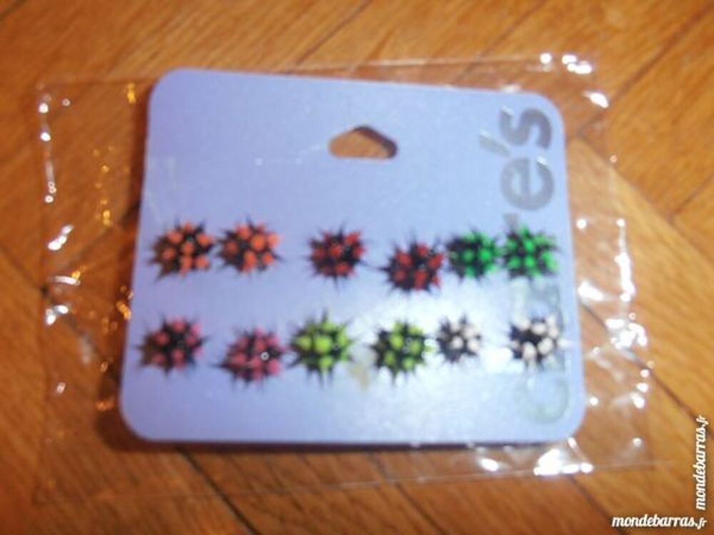 Boucles d'oreilles "Chardons" (28b) Bijoux et montres