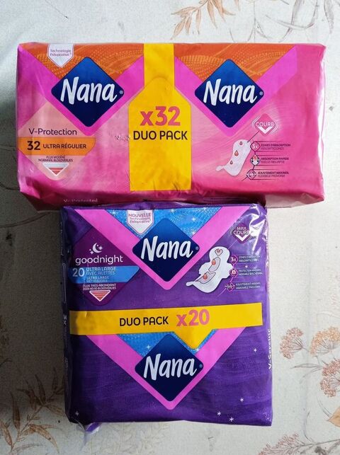 Nana V-Protection + Goodnight, Protection hyginique NEUF
4 Aubin (12)