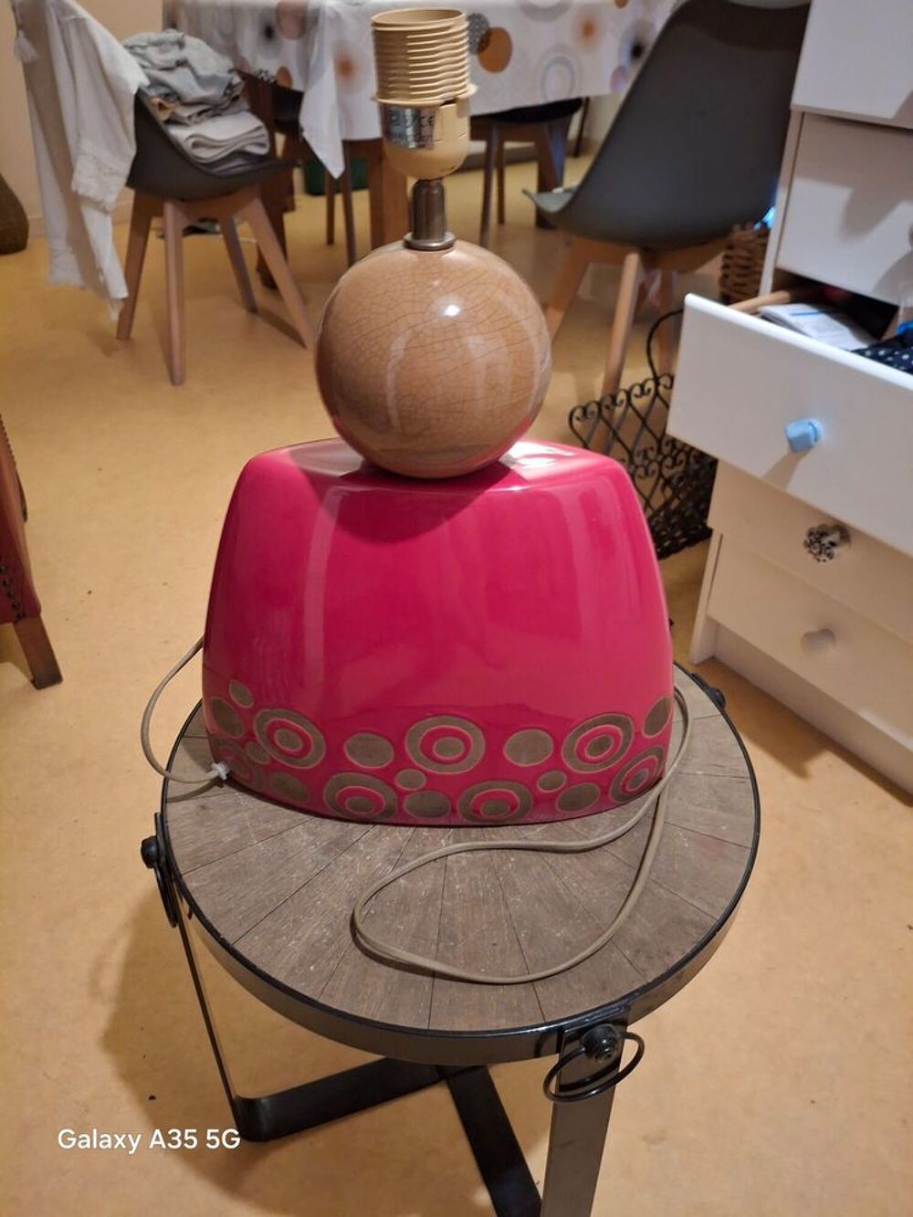 Lampe vintage de Marque Koralcoa ( avec &eacute;tiquette) Décoration