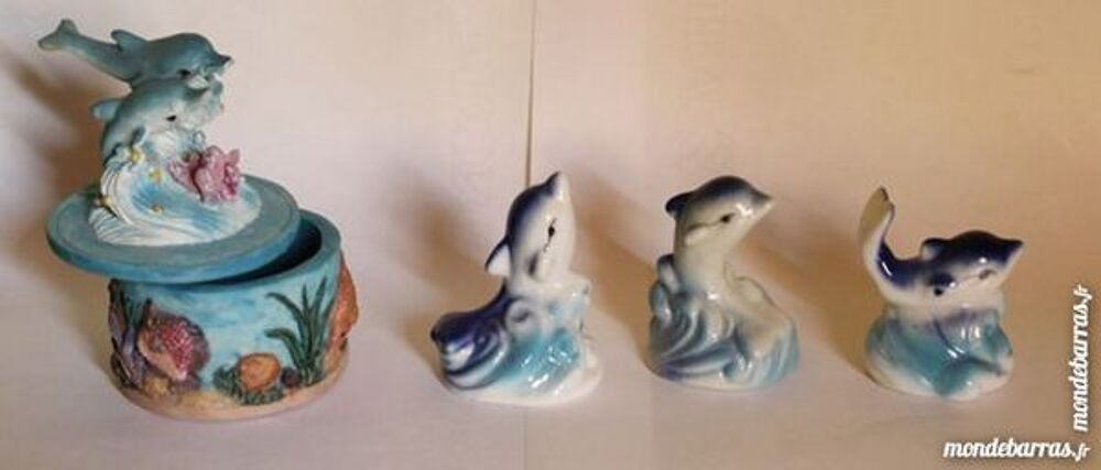 Figurines dauphin le lot 6 euros Dcoration