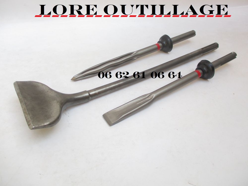 HILTI 3 burins SDS max Bricolage