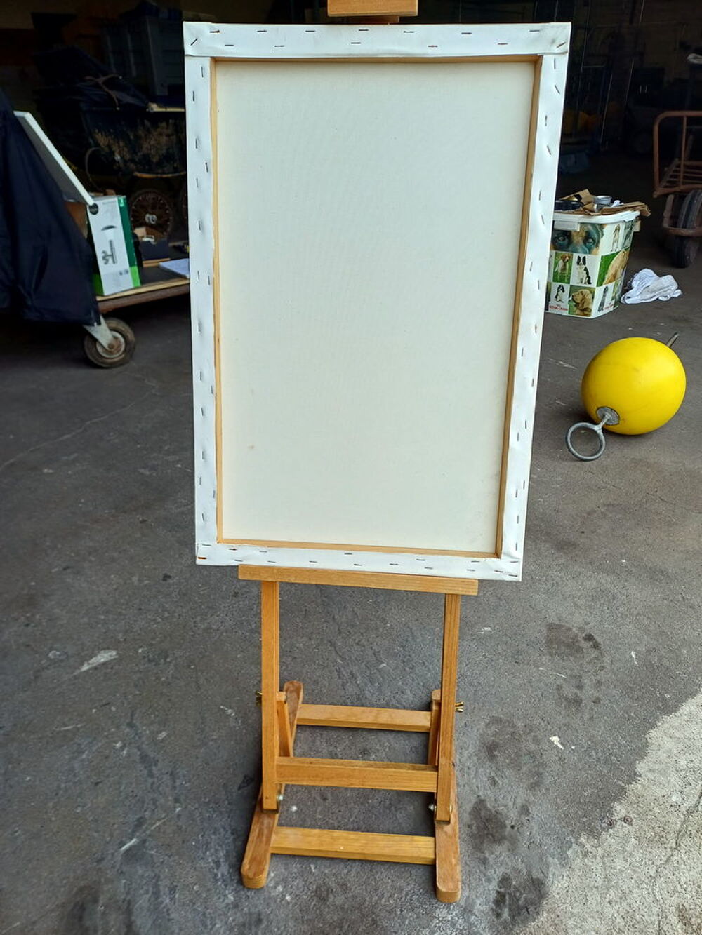 CHEVALET de peintre, pour tableau de 60cm de hauteur Décoration