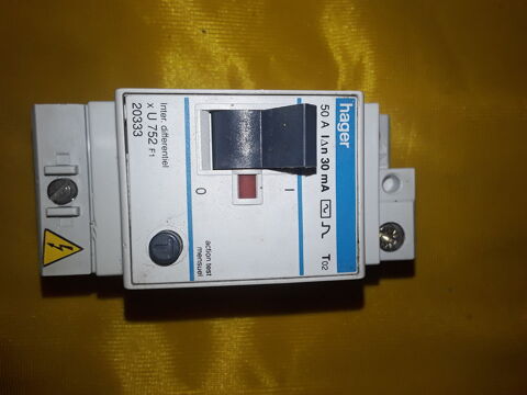interrupteur diffrentiel Hager 50A 30mA 20333 U752 30 Serres-Castet (64)