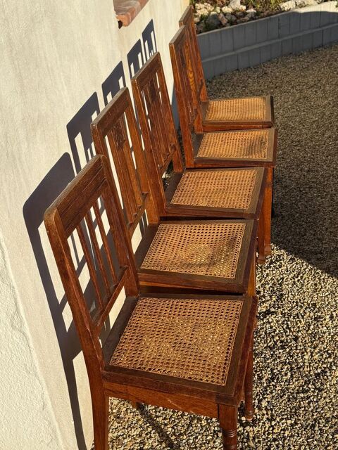 Lot de 5 chaises 1930 50 Flassans-sur-Issole (83)