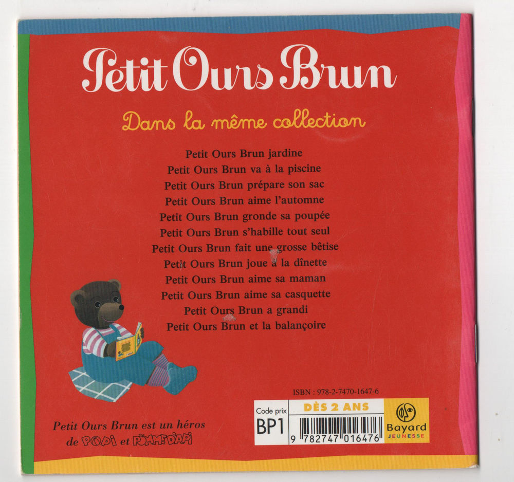 Petit Ours Brun aime sa casquette - Aubinais, Bour Livres et BD