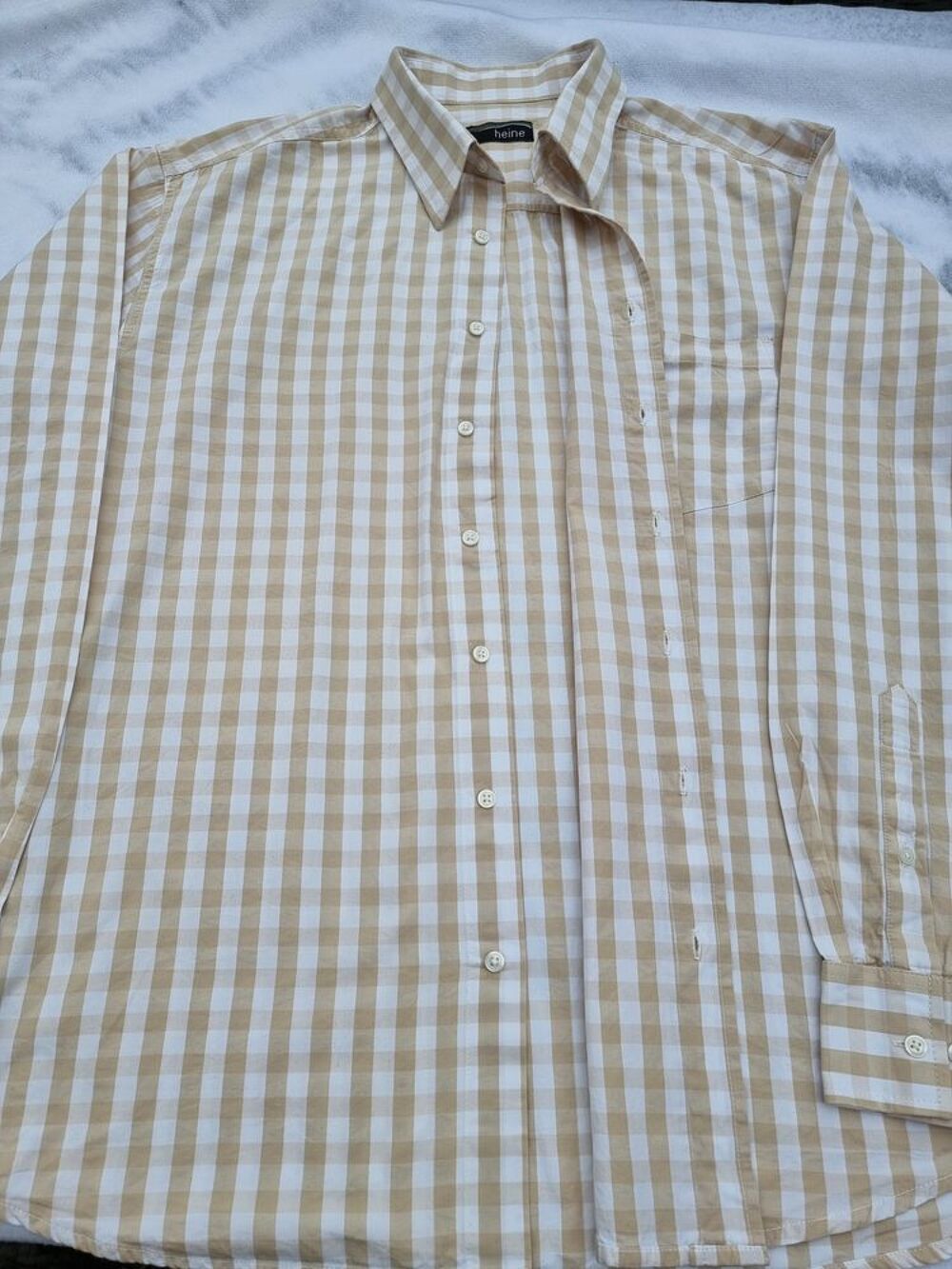 Chemise &agrave; carreaux HEINE - pour Homme - T.41/42 (L) Vêtements