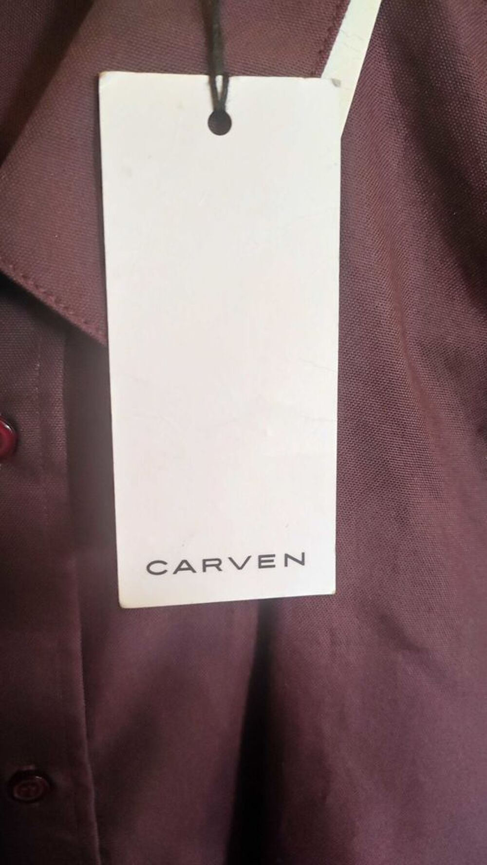 Chemise homme bordeaux Lanvin taille 38 Vêtements