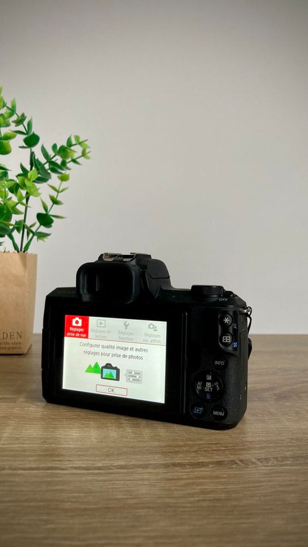 Canon EOS m50 noir kit ef-m 15-45mm Pack Photos/Video/TV