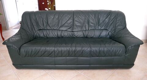 Canap fixe 3 places et fauteuil en cuir. 0 Nieul-sur-Mer (17)