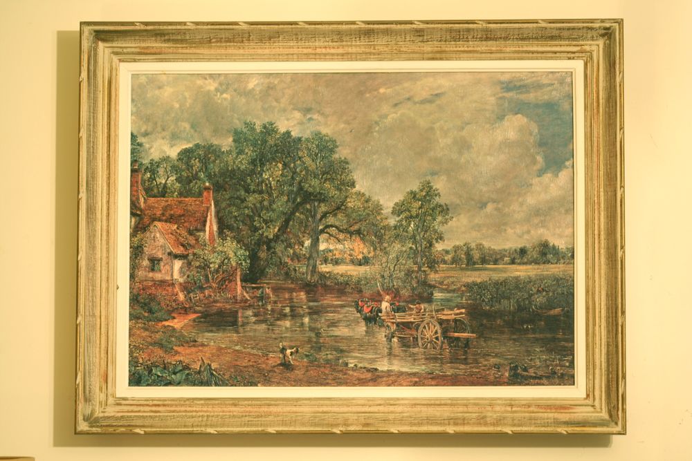 Reproduction " La Charrette de foin " de John Constable. Décoration