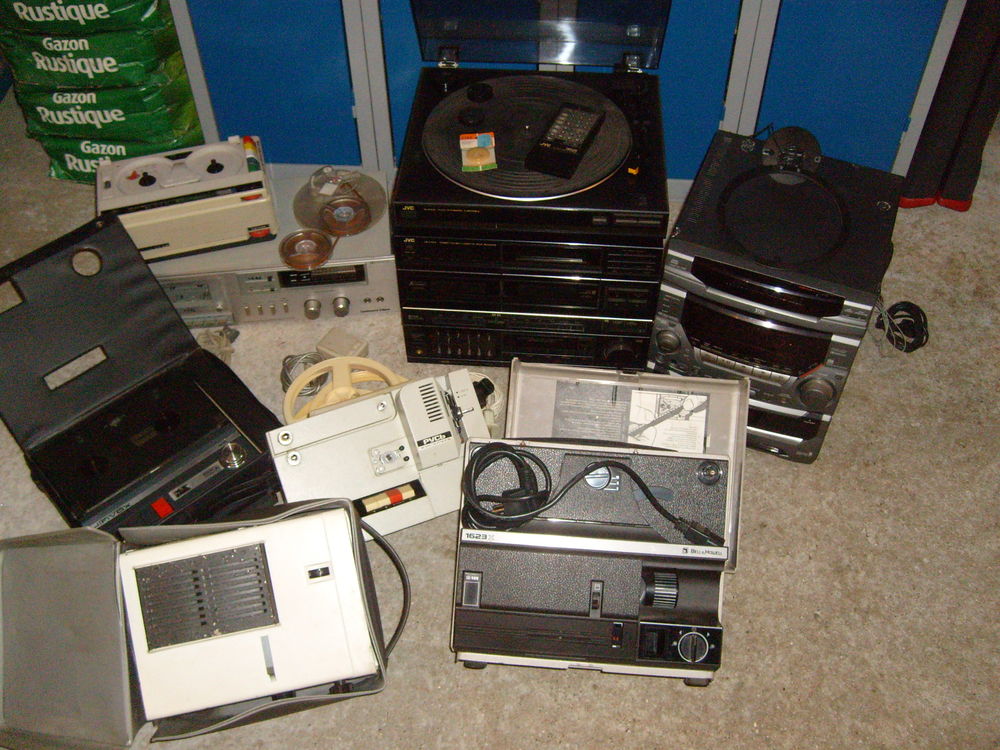 Lot d'ancienne platines disque et autres Audio et hifi