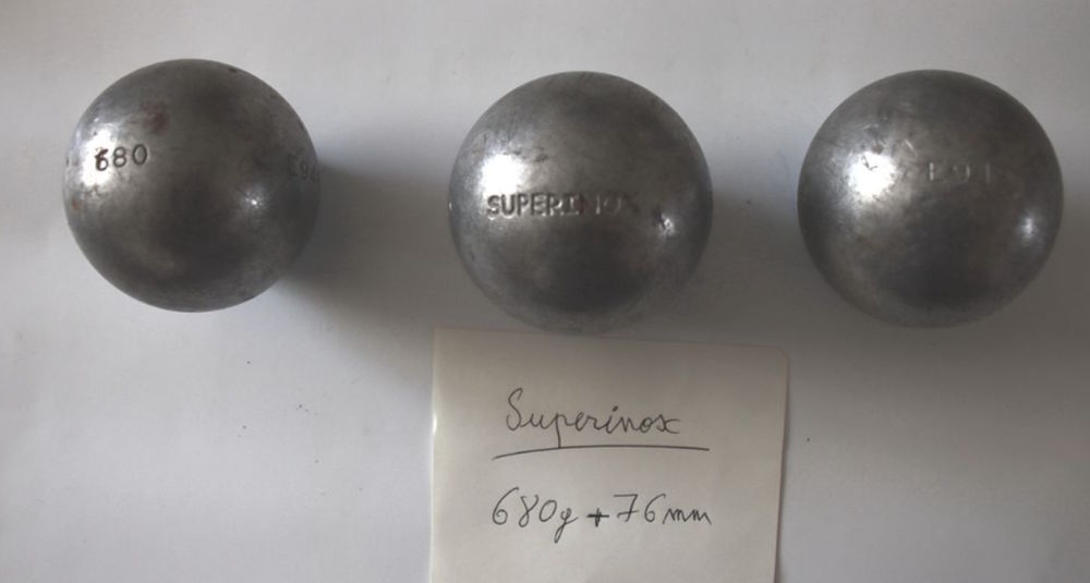 Boules Superinox
76 mm , 680 g Sports