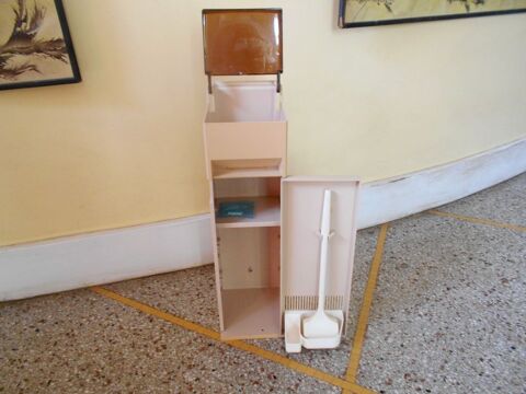 meuble de rangement WC salle de bain ann�e 1970 60 Monflanquin (47)