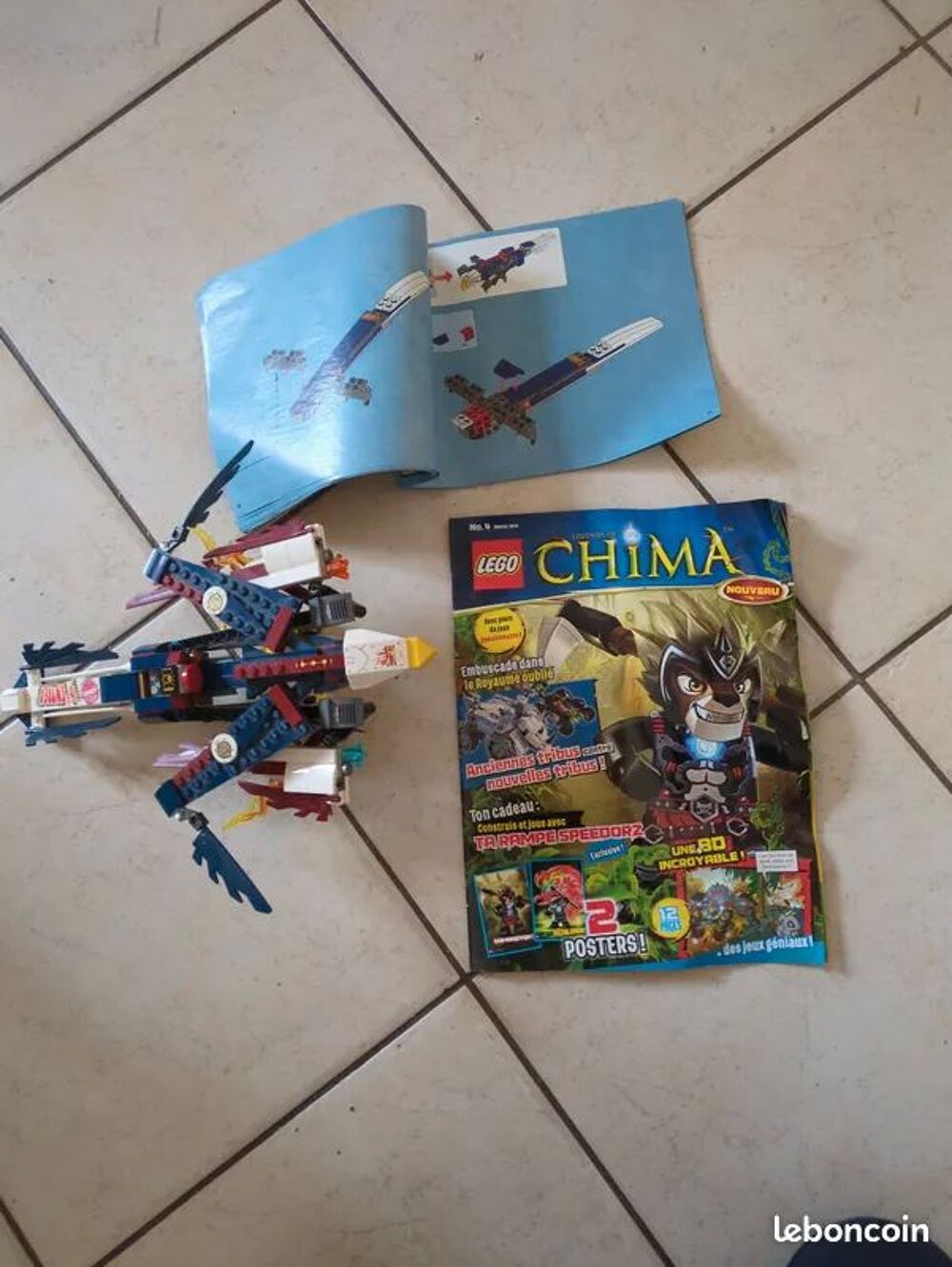 Lego Chima 70142 le planeur aigle de feu d'Eris Jeux / jouets