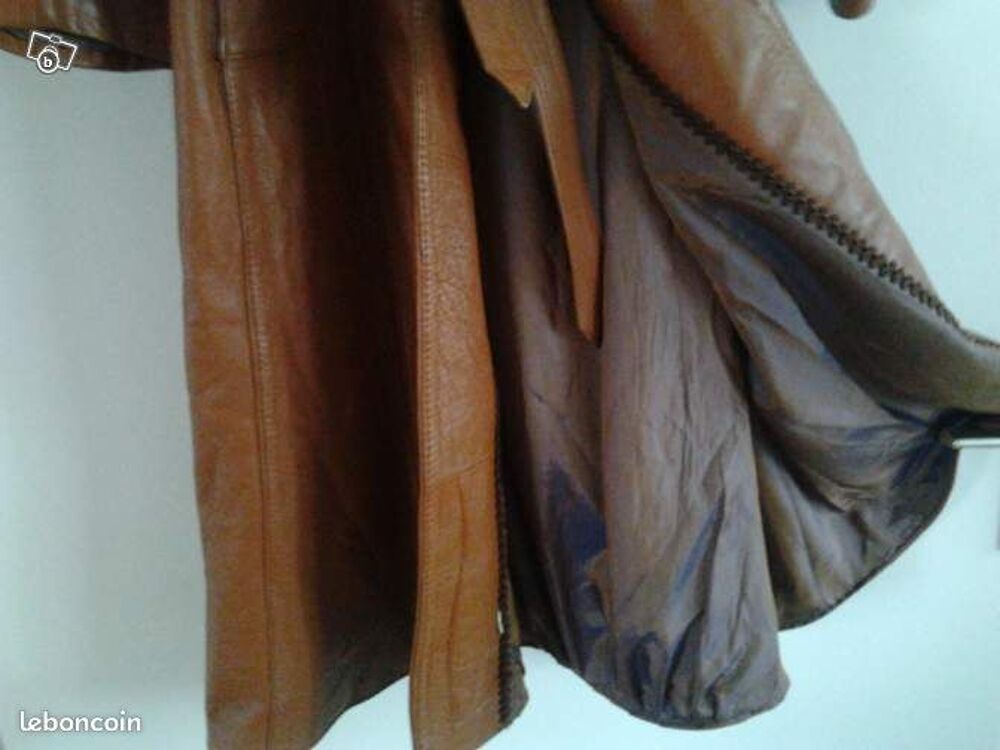 MANTEAU EN CUIR Vêtements