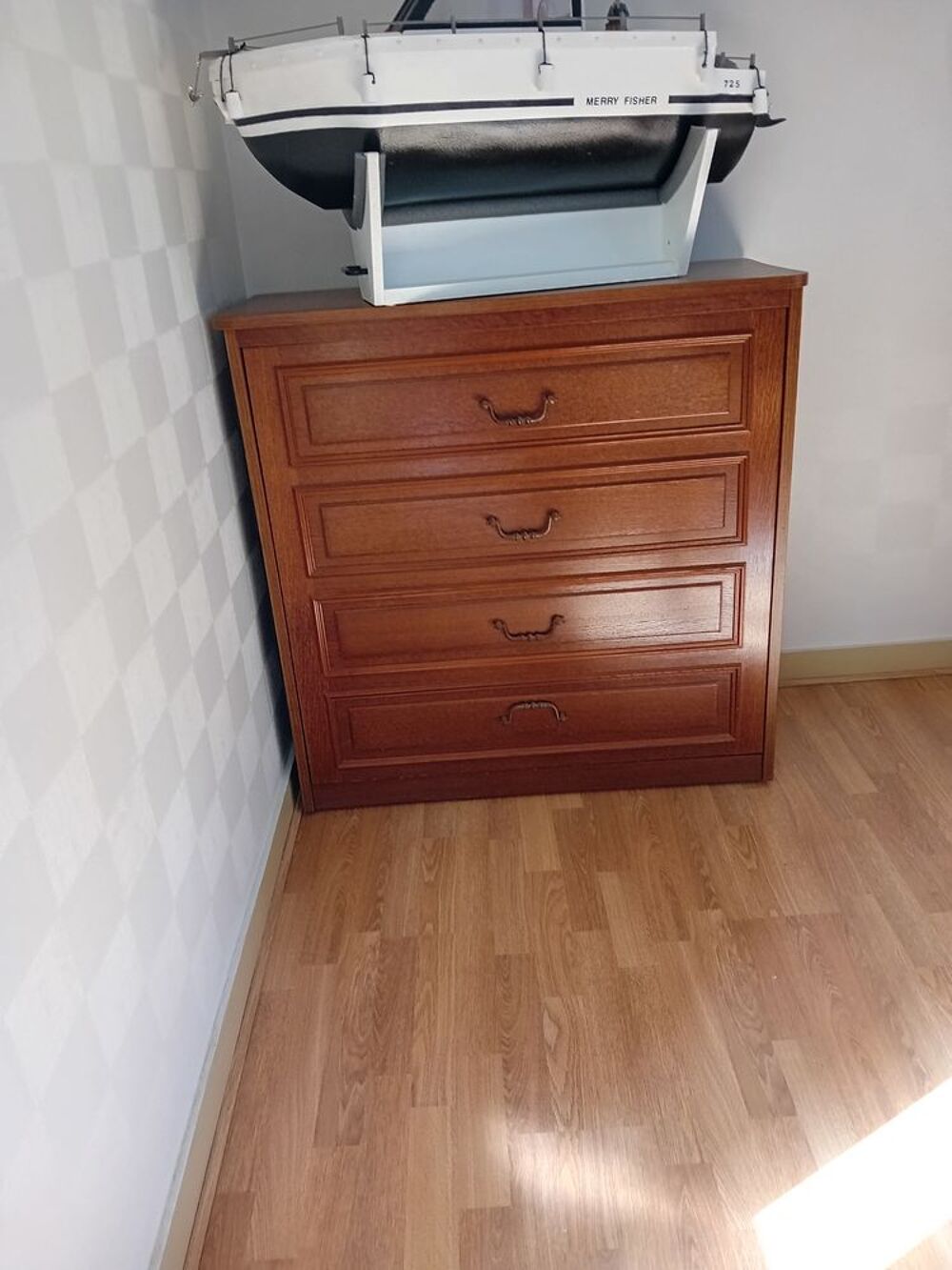 Lit meuble 1 place en bois massif Meubles
