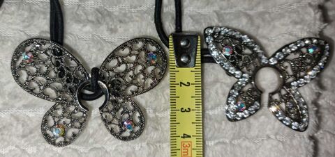 Lot de 2 Elastique à  cheveux avec papillon strass 10 Oullins (69)