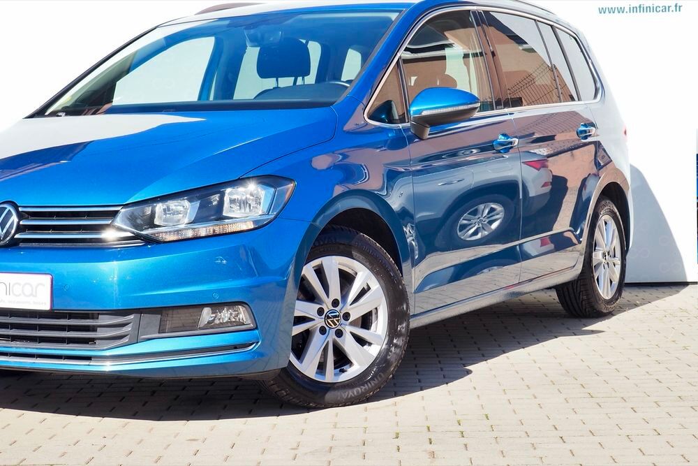 Touran VOLKSWAGEN 2,0 Tdi 122 Carat, 7 places + Attelage 2021 occasion 67230 Obenheim