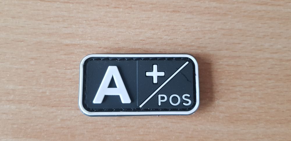 &eacute;cusson silicone 
groupe sanguin A+ positif
5x2,5 cm
Sports