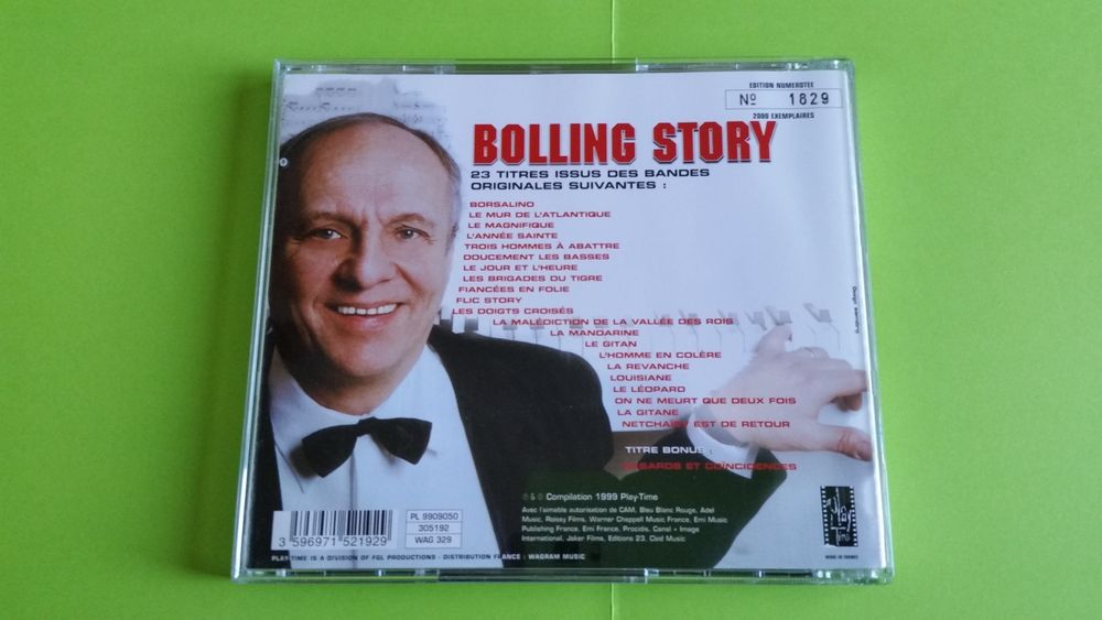BOLLING STORY CD et vinyles