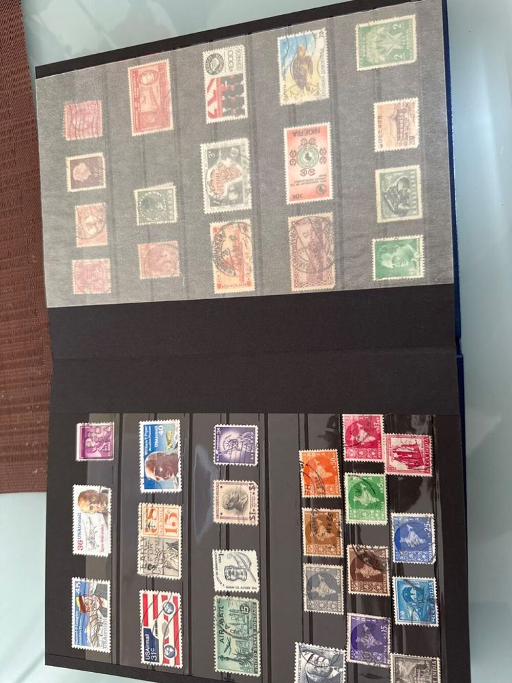 Collection de timbres 