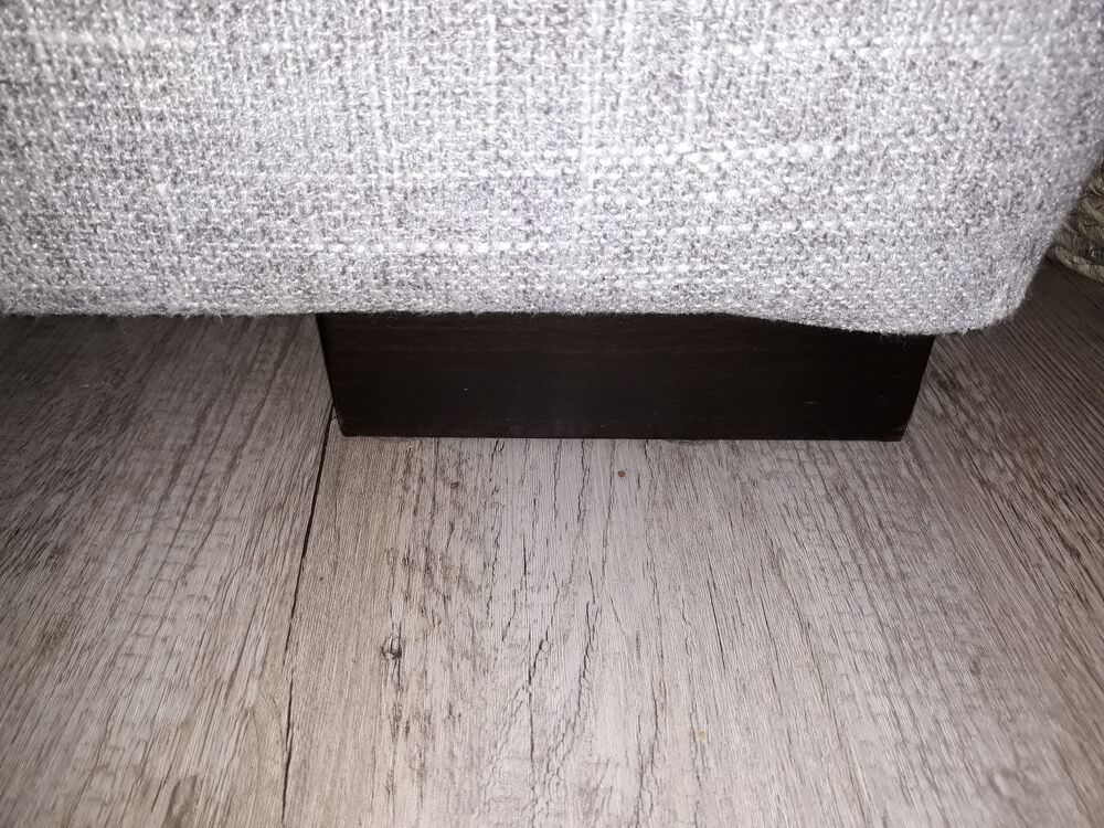 canap&eacute; et pouf Poltronesofa en tissu gris chin&eacute; Meubles