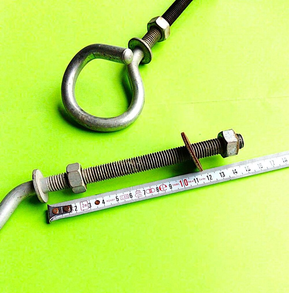 2 attaches "queue de cochon" pour balan&ccedil;oire Sports