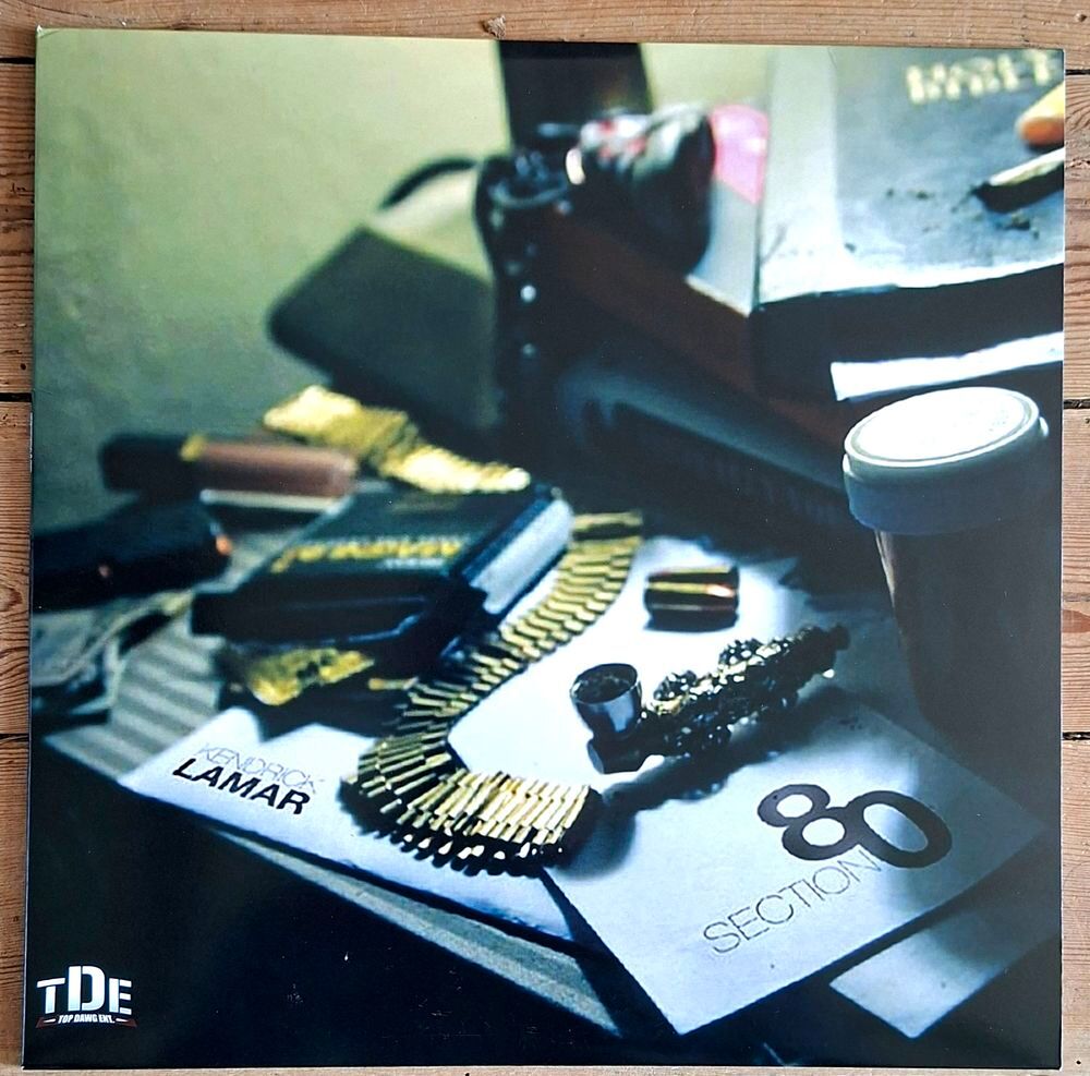 Kendrick Lamar - section 80 2 x vinyle marbr&eacute; jaune mixtape CD et vinyles