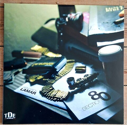 Kendrick Lamar - section 80 2 x vinyle marbr� jaune mixtape  64 Ambri�res-les-Vall�es (53)