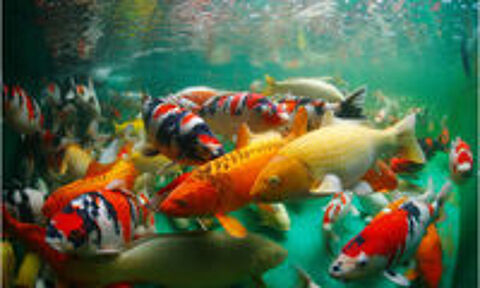   poisson de bassin ou pour aquarium 