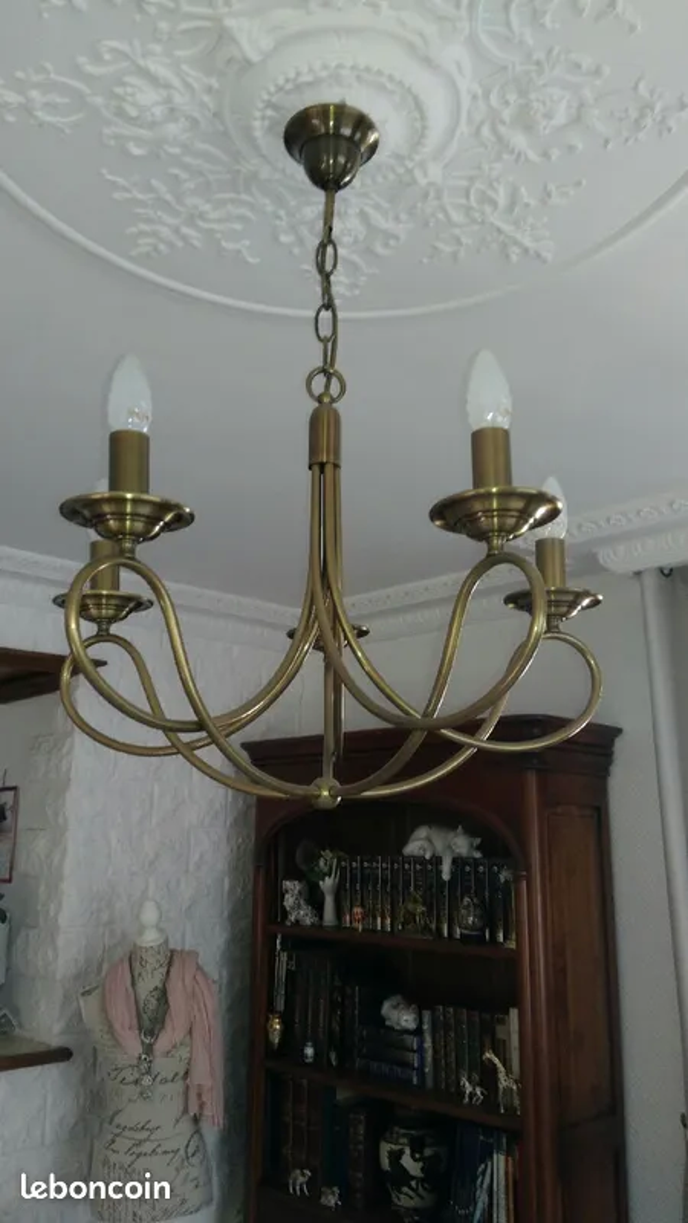 lustre laiton Décoration