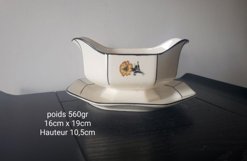 Sauci&egrave;re Villeroy Et Boch XIX&eacute; Décoration