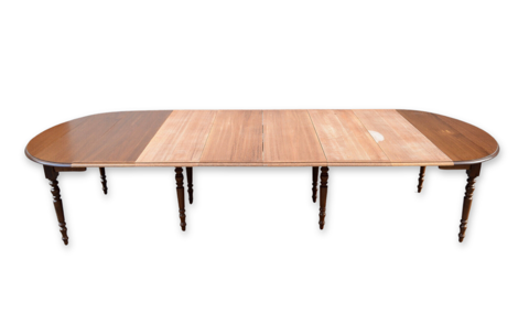 Table style Louis-Philippe 8 pieds 6 rallonges 1050 Pantin (93)