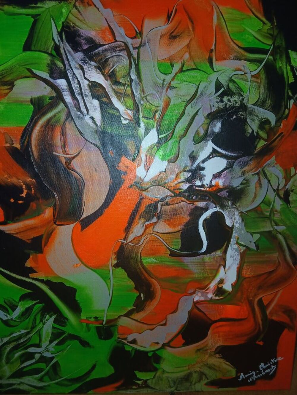tableaux abstraits 40 X 50 cm Décoration