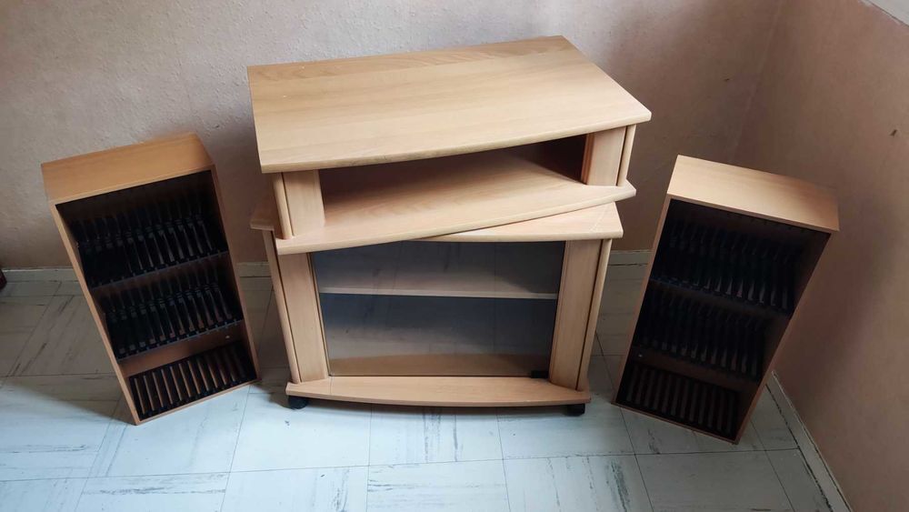 Meuble TV rotatif avec 2 colonnes Meubles