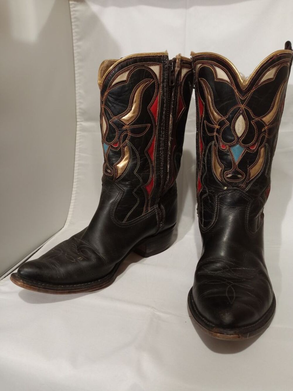 Bottes Texanes Acme Boots tradition buffle or T37-38 Chaussures