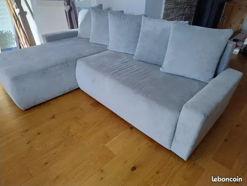 Canap&eacute; d'angle m&eacute;ridienne convertible Meubles