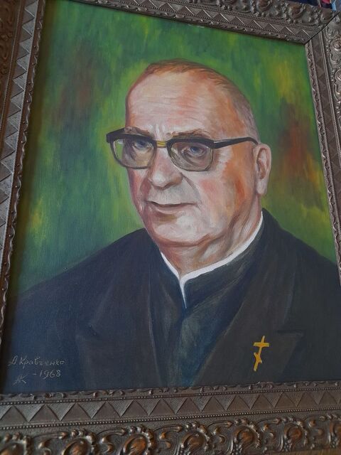 Tableau d'artiste  russe. 900 Marcigny (71)