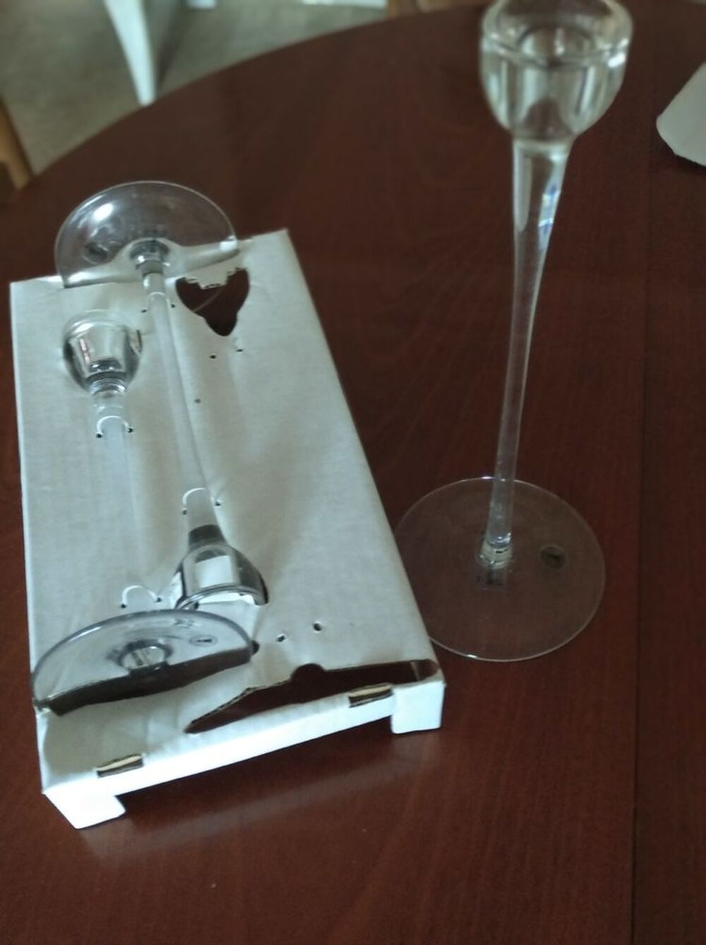 Chandelier en verre 