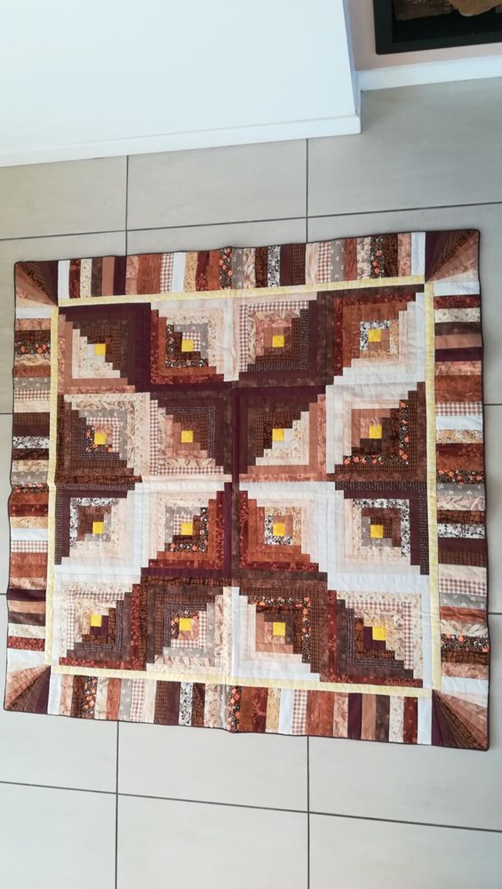 Patchwork fait main neuf Décoration