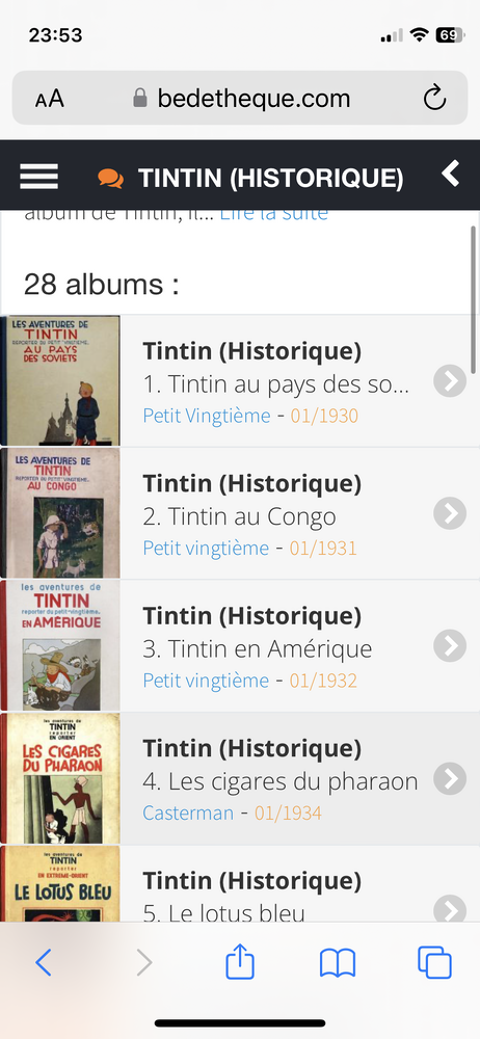 Bd tintin trs anciennes 1930-1940 0 Dijon (21)
