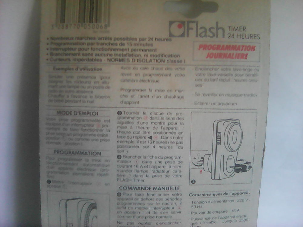 Programmateur neuf marque Flash Bricolage
