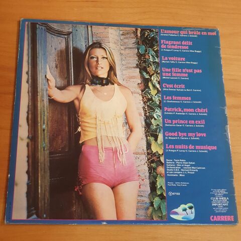 Sheila L'amour qui br�le en moi Vinyle 33 T Carrere 18 Antony (92)