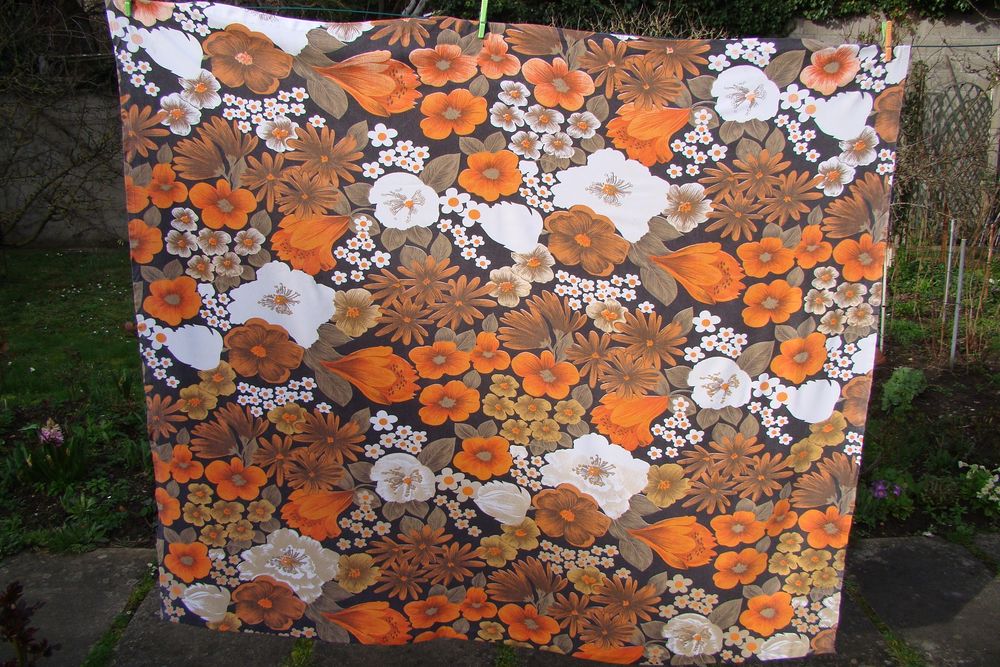 Nappe rectangulaire - vintage ann&eacute;es 1970 Décoration