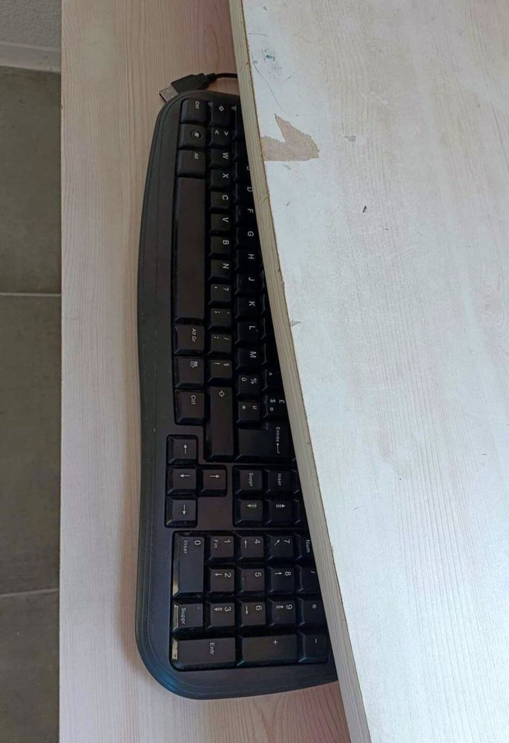 Bureau en bois plein Meubles