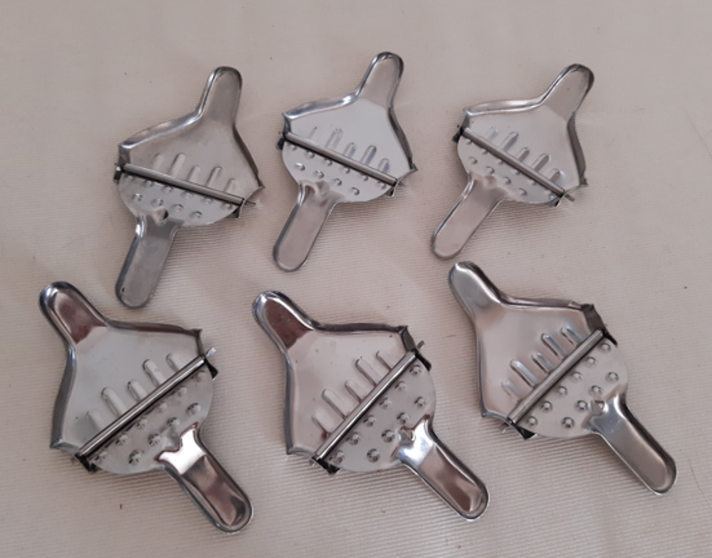 6 presse-citrons individuels de table, inox Cuisine